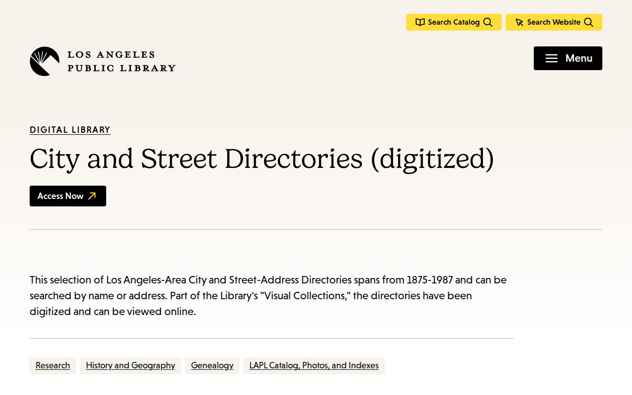 Baldwin Park city directory digitized guide and OCR search