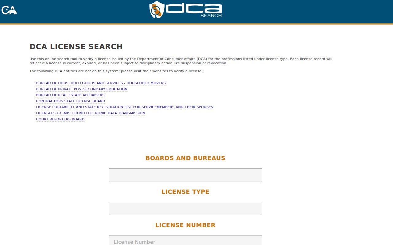 Baldwin Park residents directory California professional license search