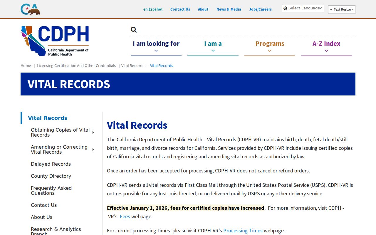 Baldwin Park residents directory California vital records information