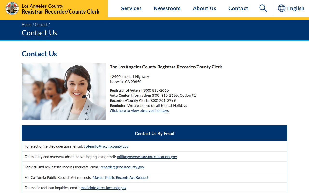 Baldwin Park ZIP code Los Angeles County Registrar Recorder contact