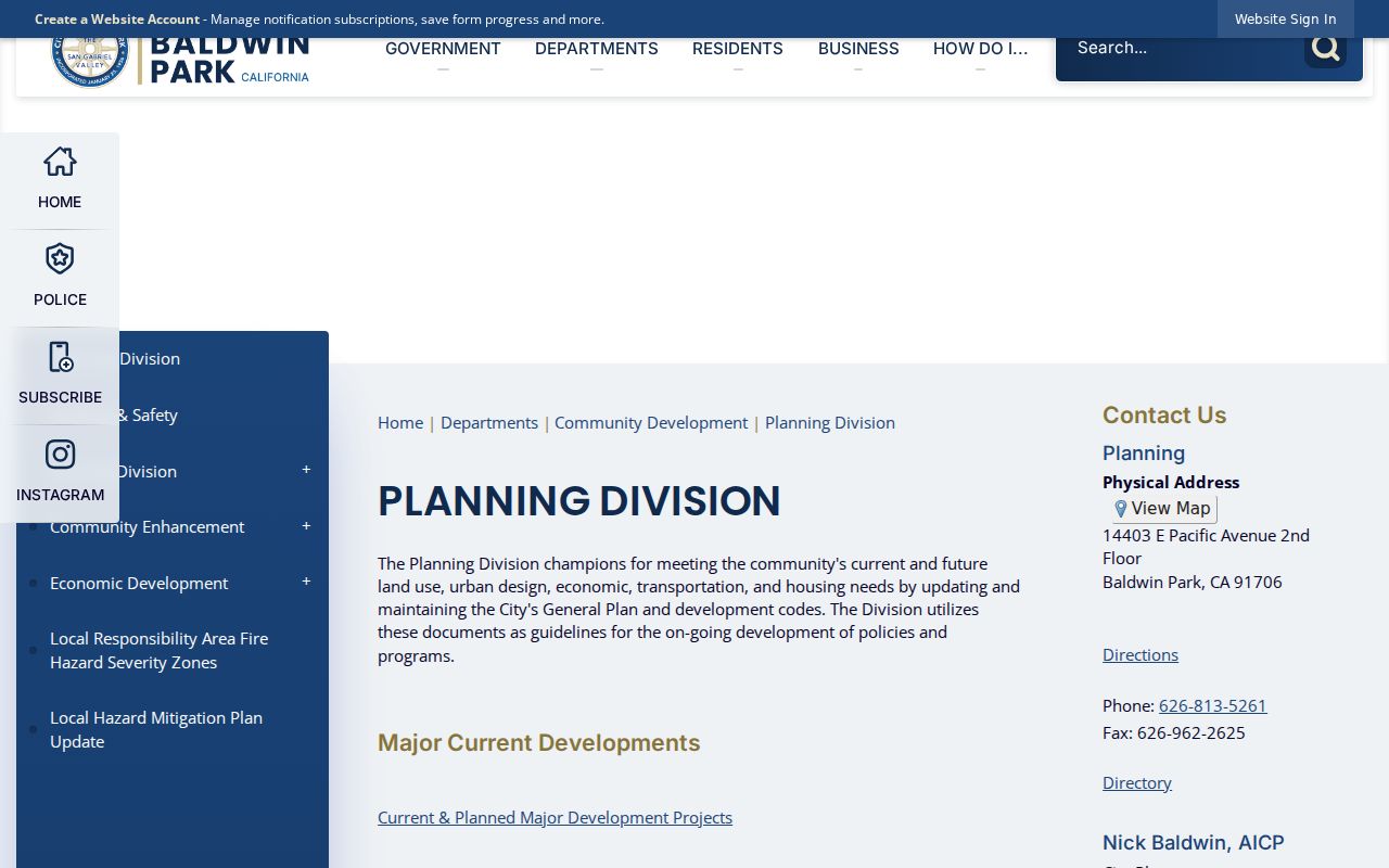 Baldwin Park ZIP code planning maps and parcel records